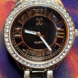 Charming Charlie Quartz Watch with Crystal Bezel